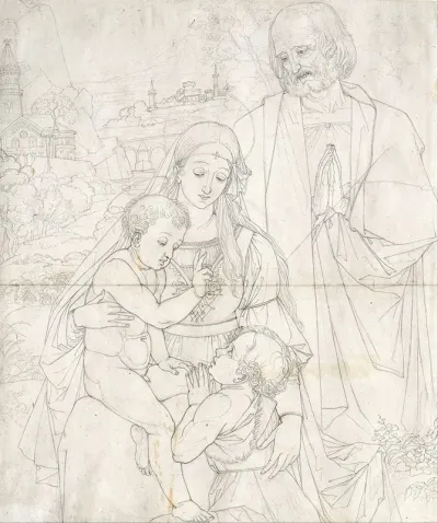 Holy Family With John The Baptist As A Boy