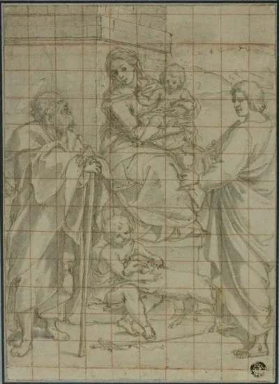 Holy Family With Saint John The Evangelist And The Infant John The Baptist