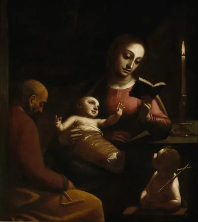 Holy Family With St John The Baptist 2
