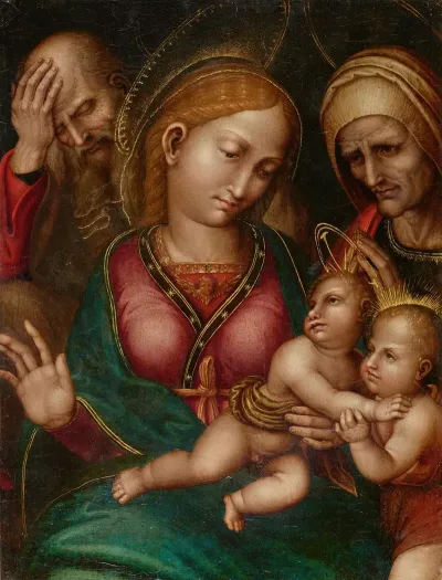 Holy Family With St John The Baptist And St Elizabeth