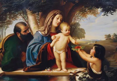 Holy Family With St John