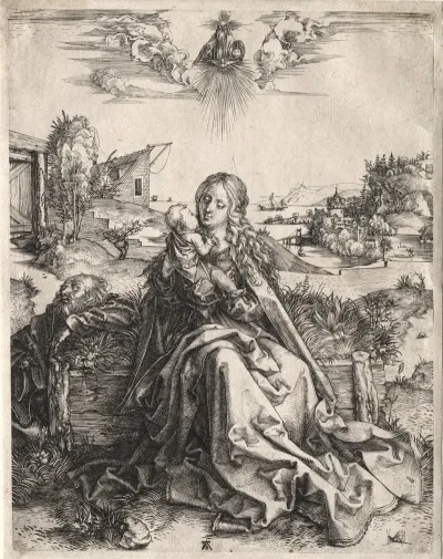 Holy Family With The Butterfly