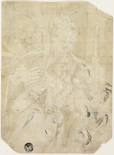 Holy Family With The Infant Saint John The Baptist 2