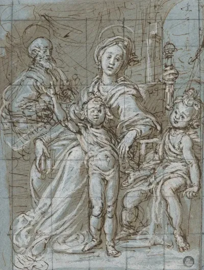 Holy Family With The Infant St John The Baptist