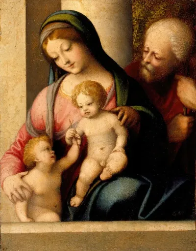 Holy Family With The Infant St John