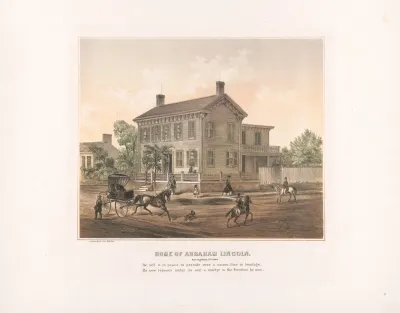 Home Of Abraham Lincoln Springfield Ills 1860 2
