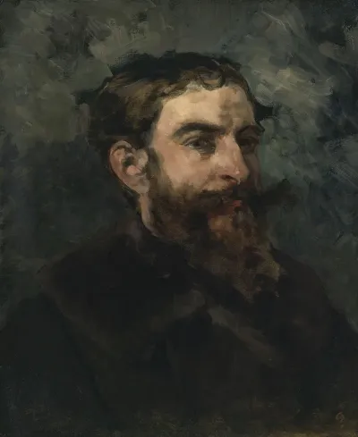 Homme Avec Barbe Brune