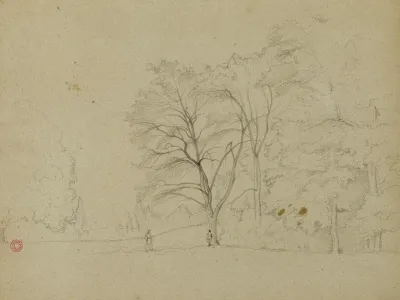 Homme Et Femme Dans Un Paysage