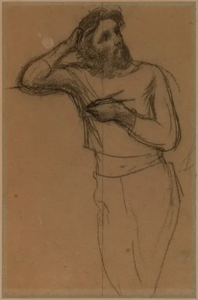Homme Vetu De Face Vu Jusquaux Genoux