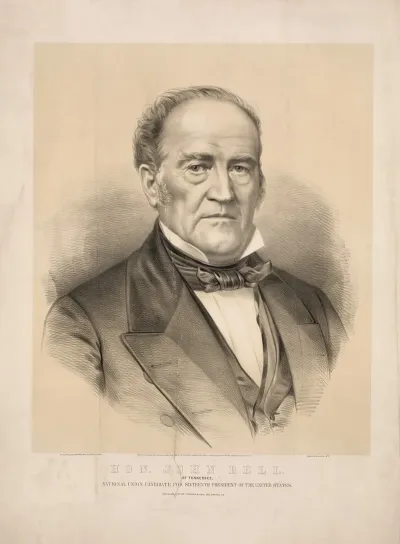 Hon John Bell Of Tennessee National Union Candidate For Sixteenth President Of The United States