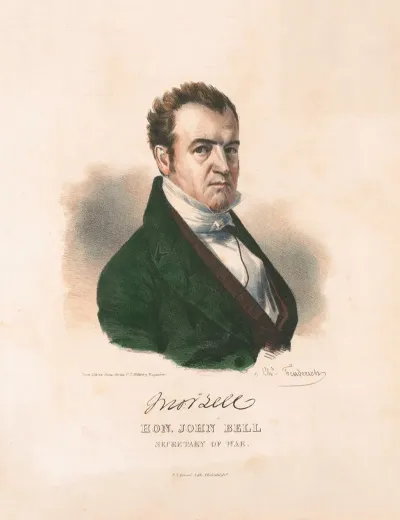 Hon John Bell Secretary Of War