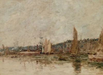 Honfleur Le Port Le Matin