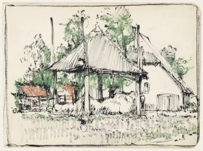 Hooiberg Op Boerenerf Bij Hoorn