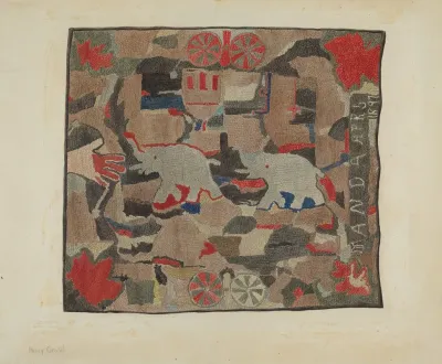 Hooked Rug 12
