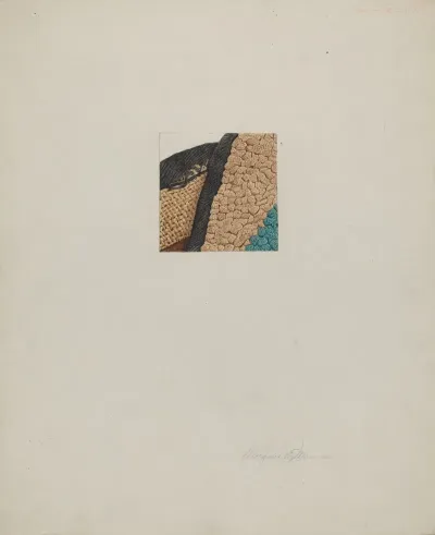 Hooked Rug Detail