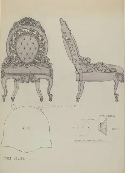 Hoopskirt Chair