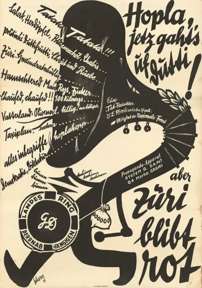 Hoppla Jetzt Gahts Uf Dutti Aber Zuri Blibt Rot