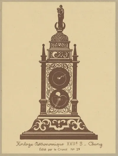 Horloge Astronomique Xviie S Cluny