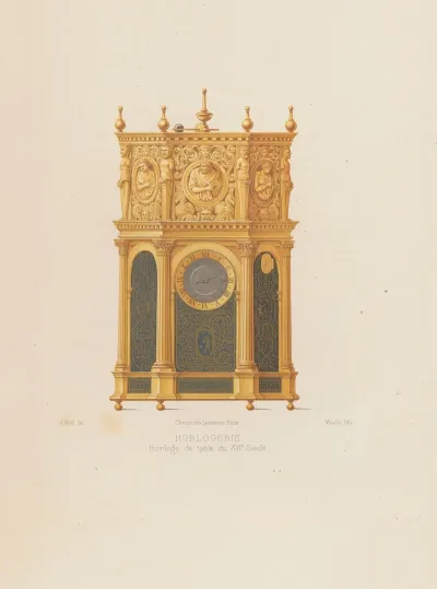 Horloge De Table Du Xvie Siecle