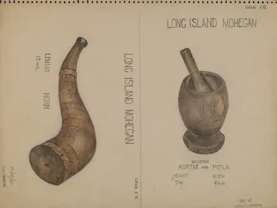 Horn And Mortar Pestle