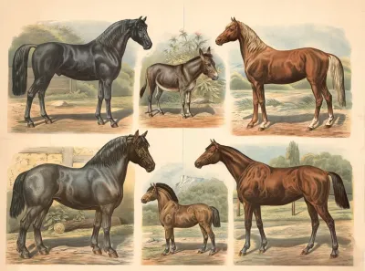 Horse And Donkey