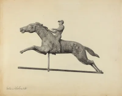Horse And Rider Weather Vane 2