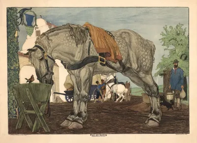 Horse And Sparrow 2