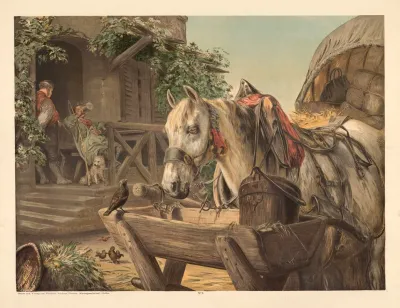Horse And Sparrow