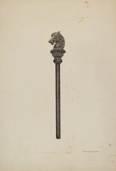 Horse Head Hitching Post 5