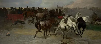 Horse Market In Balta