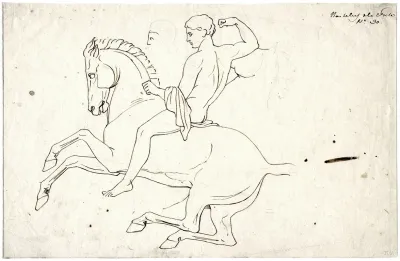 Horseman After The North Frieze Of The Parthenon