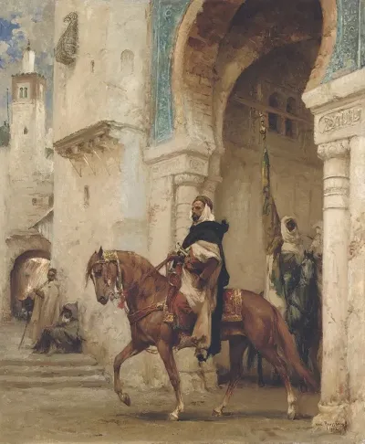 Horseman Leaving A Palace 2