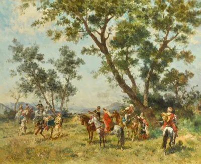 Horsemen At Rest