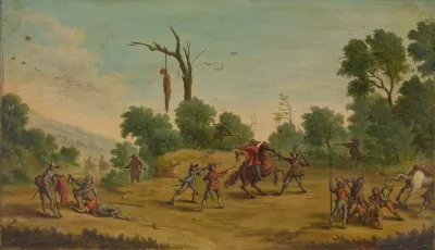 Horsemen Attacked By Robbers