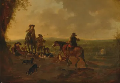 Horsemen In A Landscape