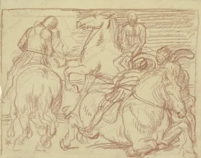 Horses Bustling