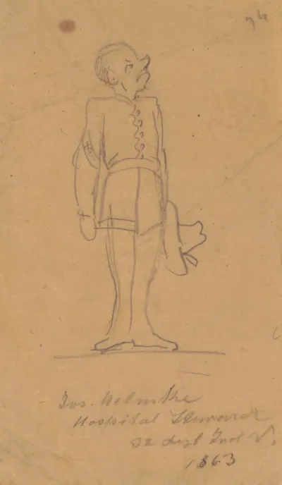 Hospital Steward John M Helmke 32nd Regiment Indiana Volunteers 1863