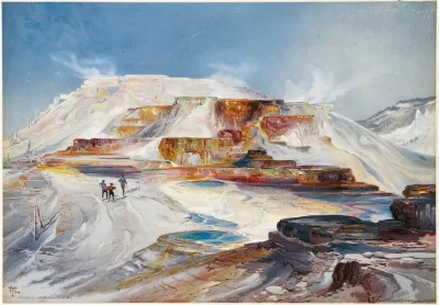 Hot Springs Of Gardiners River Yellowstone 2