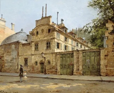 Hotel De Balzac Entree Et Facade Sur La Rue Fortunee Aujourdhui Rue Balzac