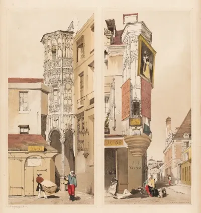 Hotel De La Tremouille Rue Des Bourdonnais Et Vieille Rue Du Temple Paris