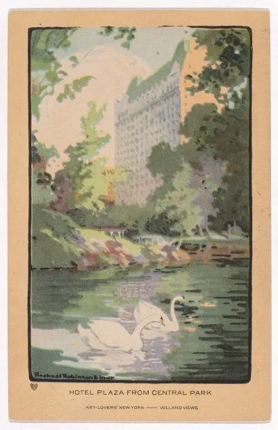 Hotel Plaza From Central Park