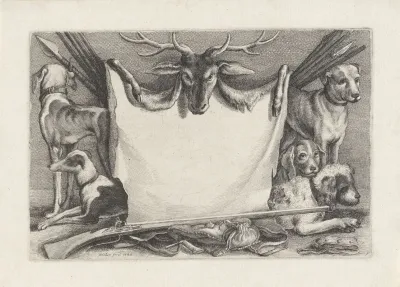 Hounds Hunting Equipment And Game Title Page