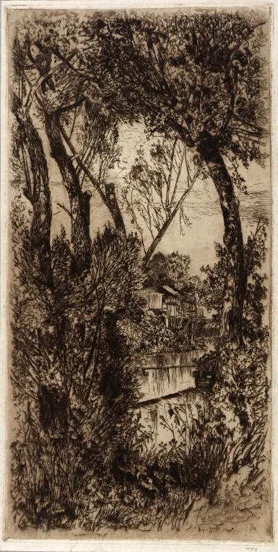 House By A Stream