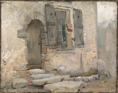 House Wall In Grez