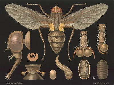 Housefly Musca Domestica