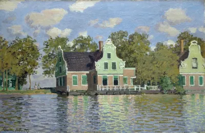 Houses By The Bank Of The River Zaan