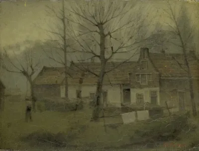 Houses In A Village