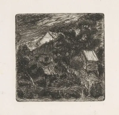 Houses In An Orchard