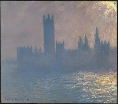 Houses Of Parliament Sunlight Effect Le Parlement Effet De Soleil