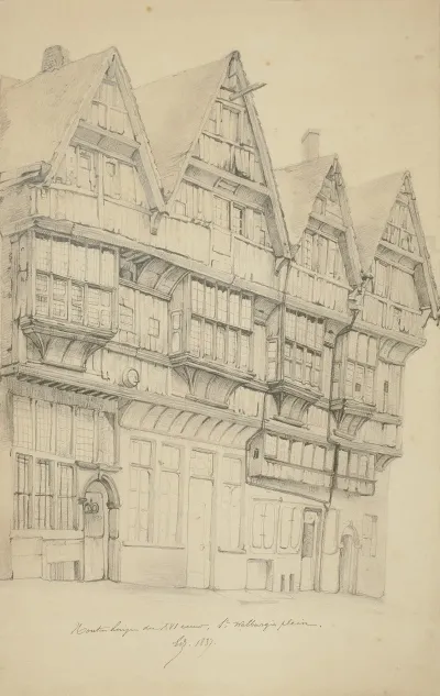 Houten Huizen Der Xvi Eeuw Sint Walburgisplein 2